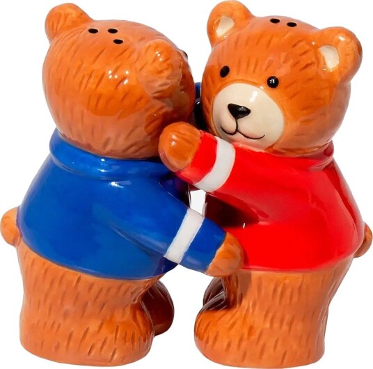 DOIY Salt Og Peber Sæt - Teddy - BROWN - H8.6 cm