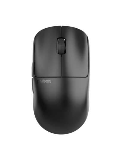 Pulsar X2 Crazylight Medium trådløs gaming mus med 8K polling rate og 32K DPI - Jet Black
