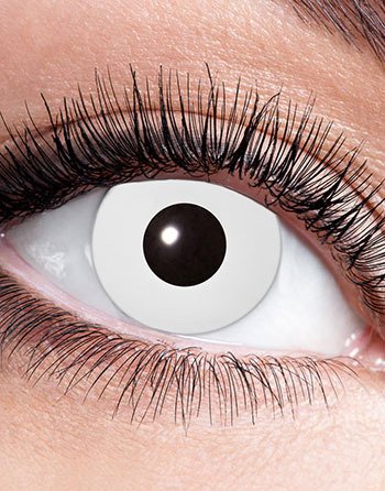 Styrke -1,00 White Witch / All White Crazylinser