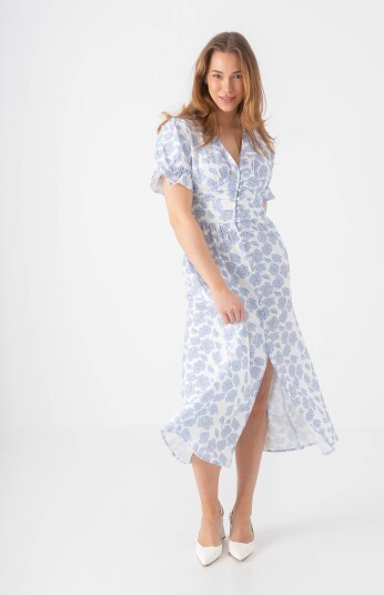 BYIC Adel Long Short Sleeve Dress Blå XS