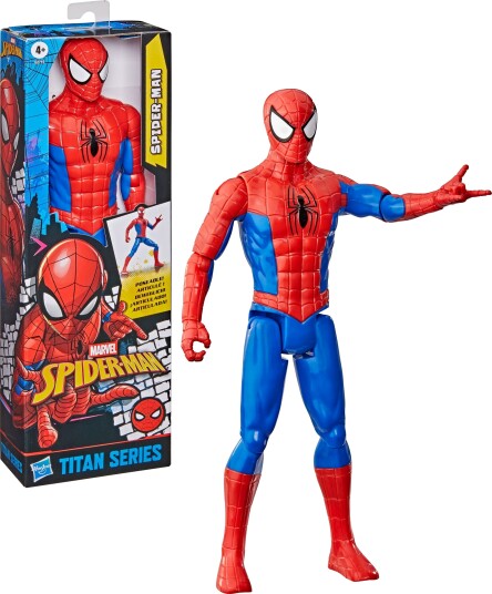 Marvel Spider-Man Titan Series Actionfigur 30 cm - Miles Morales - Rød Marvel Spider-Man Titan Series Actionfigur 30 cm - Miles Morales - Rød