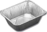 Alubakke 1/2 Gn 5200 Ml 324X264x102 Mm 110 My,10 Pk X 10 Stk/Krt