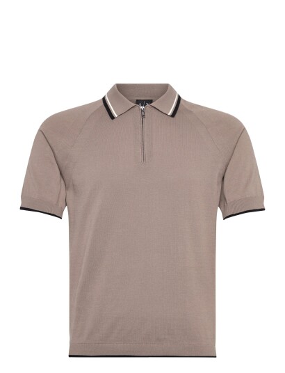 Armani Exchange Knit Polo Black L