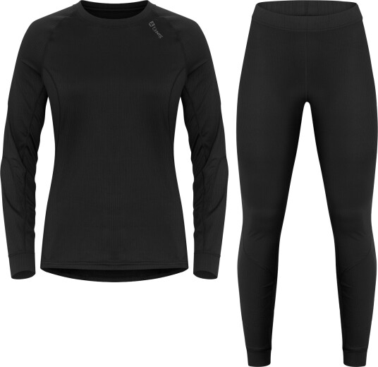 Urberg Women"s Base Layer Set Black Beauty Solid XS