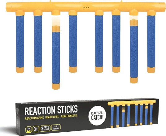 Toyrock Brain Games Reaction Sticks - MULTI COLOURED - One Size
