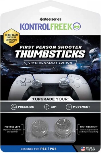 Steelseries 6202-Ps5 Playstation 4 Playstation 5 Analoga Tumgrepp Transparent 1 Styck Box + Blisterförpackning