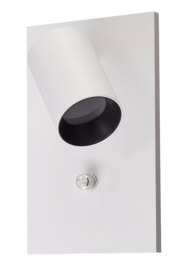 Nordesign Oz K1 vegglampe m/USB - Hvit/Svart