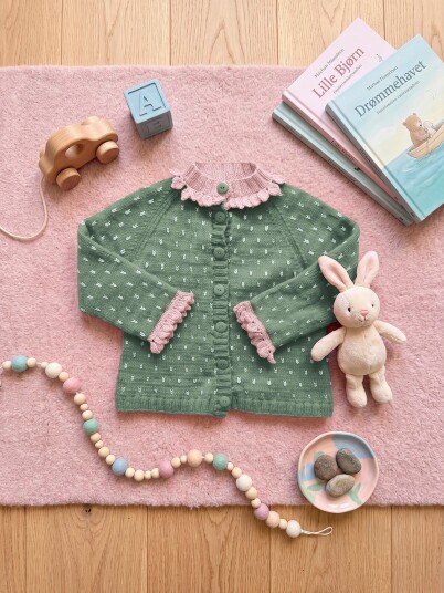 House Of Yarn IR 07-05e Strawberry jakke