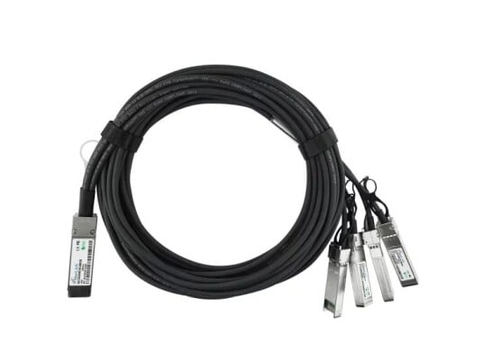 Blueoptics Qsfp-4Sfp10g-Cu1m-Bl 1 M Qsfp 4Xsfp+ Hankjønn/Hankjønn