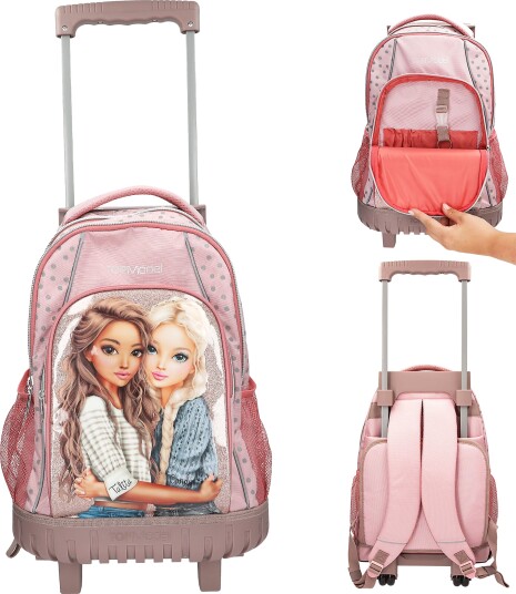 Topmodel Skoleveske Trolley Dots Rosa TOPModel School Bags And Bags 14010