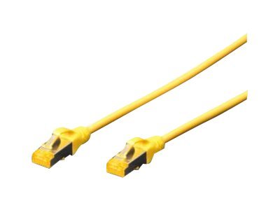 Digitus Koblingskabel Rj-45 Hann Til Rj-45 Hann 10 M Sftp Cat 6A Med Støvel Halogenfri Uten Hindringer Gul