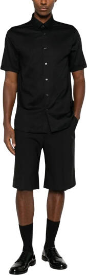 Emporio Armani Herre Skjorter Svart 3XL,
