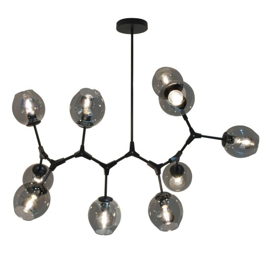 Design By Grönlund Cell taklampe - Røykfarget glass