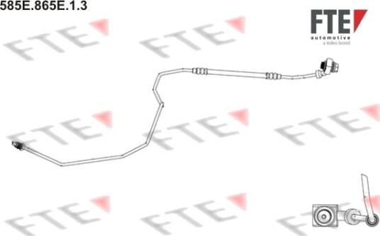 FTE 9240798 Bremseslange FTE 9240798 Bremseslange