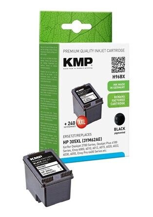 KMP H96BX - High Yield - black - remanufactured - ink cartridge (alternative for: HP 305XL) - Blekkpatron Svart
