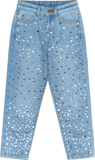 The New Light Blue Denim Romina Mom Fit Jeans 11 12 år