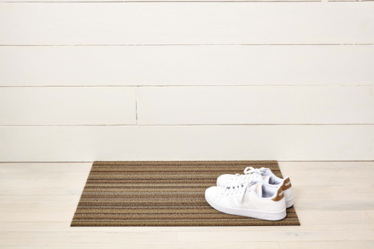 CHILEWICH Skinny Stripe Dørmatte 61x91cm MUSHROOM