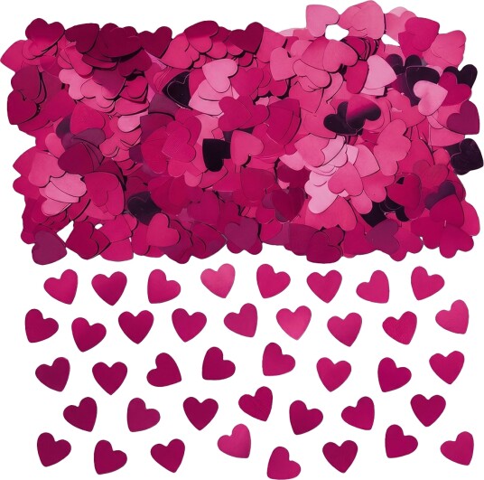 Riethmüller Bordkonfetti Hjerter Rosa Metallic 14 g INT37009-16