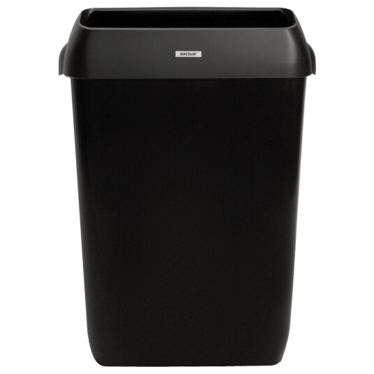 Katrin Avfallsbeholder Katrin 50 l med lokk 28x42x57.5 cm LxBxH Svart
