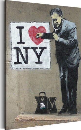 Bilde Love New York By Banksy 60x90 Artgeist sp. z o. o.