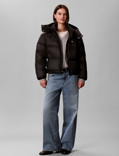 Calvin Klein Jeans Essential Mw Short Down Puffer Black XS