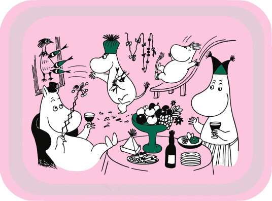 Opto Design Moomin 80 brett 20x27 cm Rosa