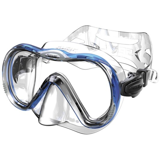 Seac Snorkelmaske Boss-S Klar Blå Seac Snorkelmaske Boss-S Klar Blå