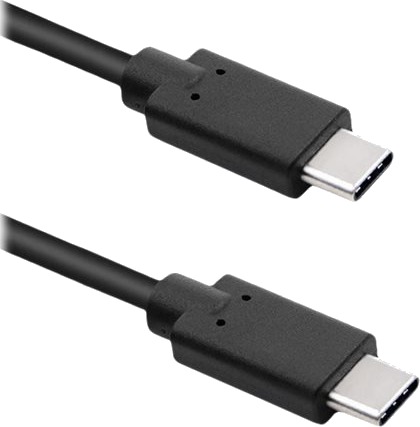 Qoltec Usb-Kabel Usb-C Hann Til Usb-C Hann Usb 3.1 0.8 A 2.5 M Svart