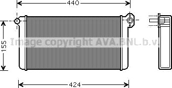 Varmeapparat register PRASCO MEA6191 Varmeapparat register PRASCO MEA6191