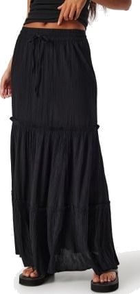 VILA Vimesa High Waist long skirt Black 34 VILA Vimesa High Waist long skirt Black 34