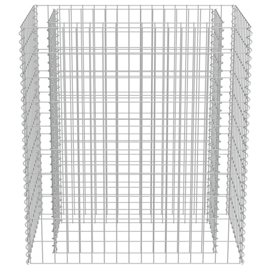 vidaXL Gabion høybed galvanisert stål 90x50x100 cm