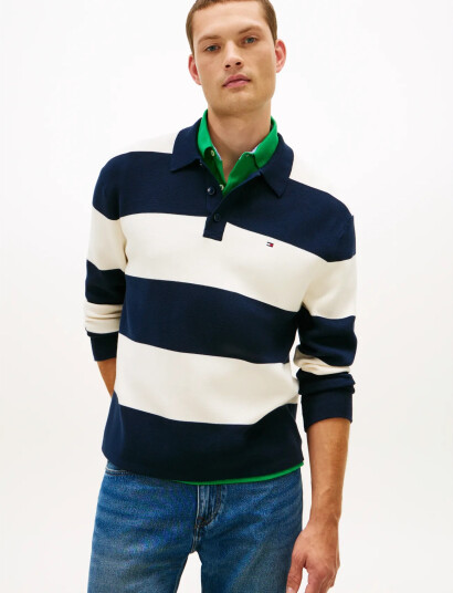 Tommy Hilfiger Full Milano Ls Polo Navy XXL Tommy Hilfiger Full Milano Ls Polo Navy XXL