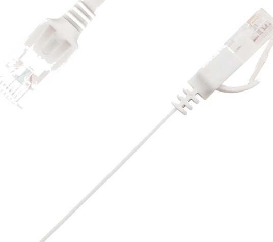 LinkIT Flat U/UTP Cat6a white 0.2m