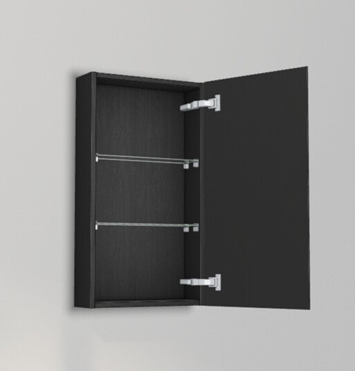 INR Iconic Nordic Rooms Grip 40/15 Veggskap Black oak / 40cm Høyre Hengslet