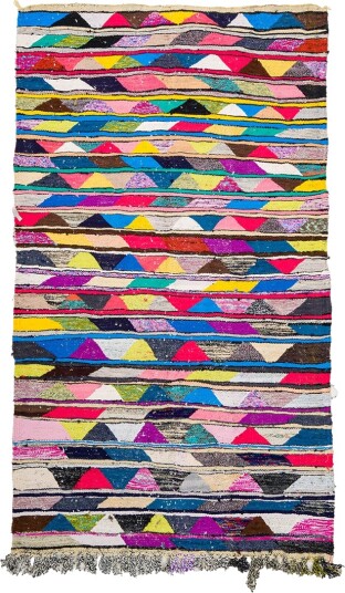 Marokkansk Boucherouite teppe 130 x 225 cm Størrelse: 130 x 225 cm