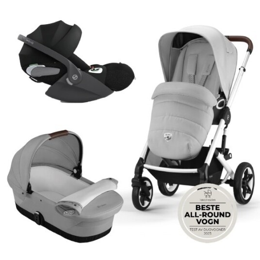 Cybex Barnevogn Talos S Lux Travelsystem inkl. Cloud T Lava Grey Cybex Barnevogn Talos S Lux Travelsystem inkl. Cloud T Lava Grey