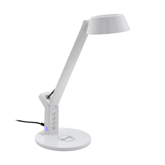 MS Banderalo Bordlampe 4,8w CCT Qi-lader Hvit MS Banderalo Bordlampe 4,8w CCT Qi-lader Hvit
