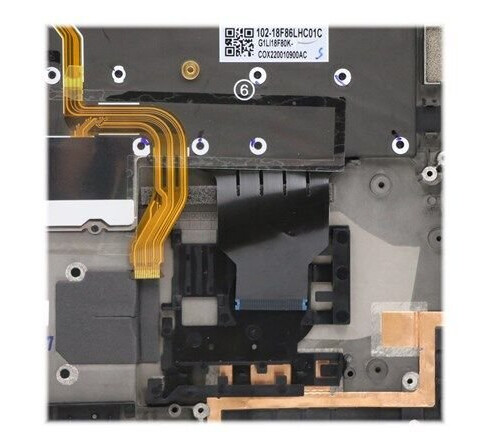 Lenovo Chicony - Brbart tastatur - til utskifting - Engelsk - Storbritannia - Svart