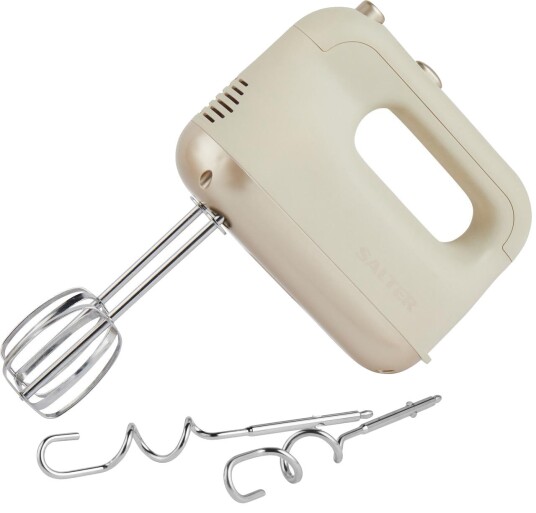 Salter Bakes EK5512SBO Håndmikser - 250W, 5 hastigheter - Beige
