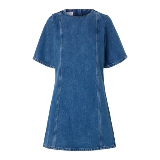 Selected Femme Dame Kjoler Blå XS,