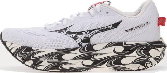 Joggesko Mizuno WAVE RIDER 30 Disclosure White/ Black/ High Risk Red EUR 48.5