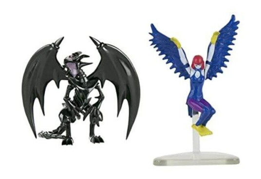 Super Impulse Yu-Gi-Oh - 2-Figures (Rød-Eyes Svart Dragon & Harpie Lady)