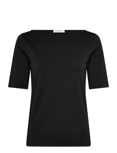 Rosemunde Rwnatali 2/4 Boatneck T Shirt Black XS