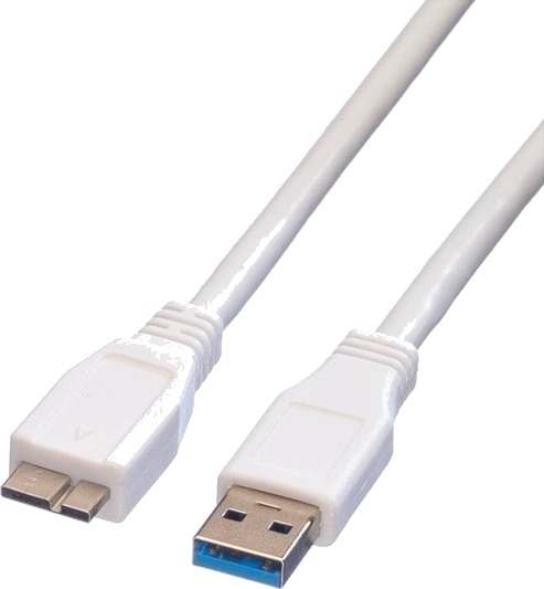 Value 11998872 0,8 M Usb A Micro-Usb A Usb 3.2 Gen 1 3.1 Gen 1 5 Gbit/S Hvit