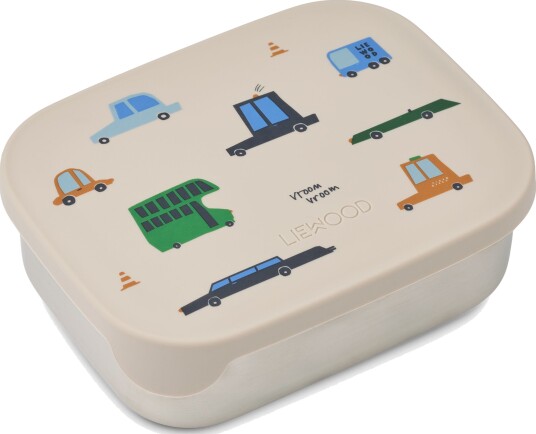 Liewood Arthur Printed Lunchbox   Beige   ONE SIZE
