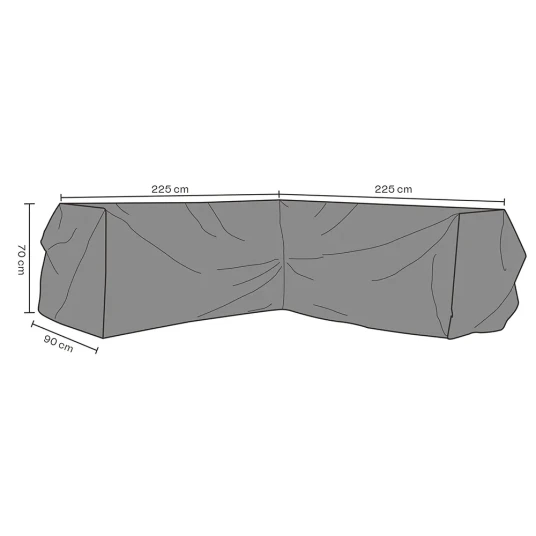 Brafab Møbeltrekk Hjørnesofa 225/225x70 cm waterproof Brafab Møbeltrekk Hjørnesofa 225/225x70 cm waterproof
