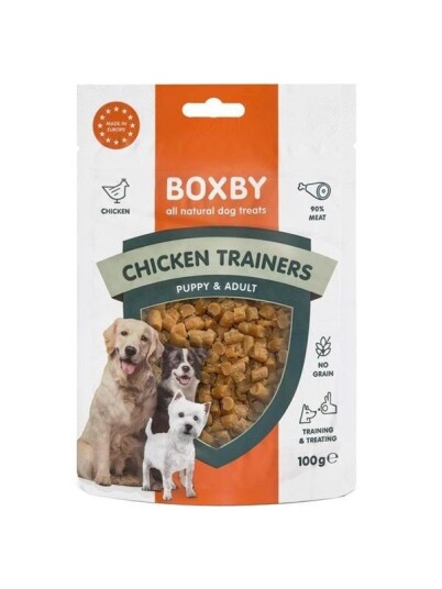 Boxby Dog Treats Chicken Trainers 100G