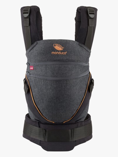manduca Bæresele XT Cotton Denimblack-Toffee manduca Bæresele XT Cotton Denimblack-Toffee