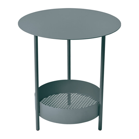 Fermob Salsa Pedestal Table Storm Grey 26