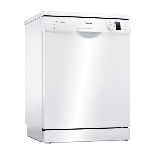 Bosch Serie 2 oppvaskmaskin 60 cm hvit med Silenceplus teknologi